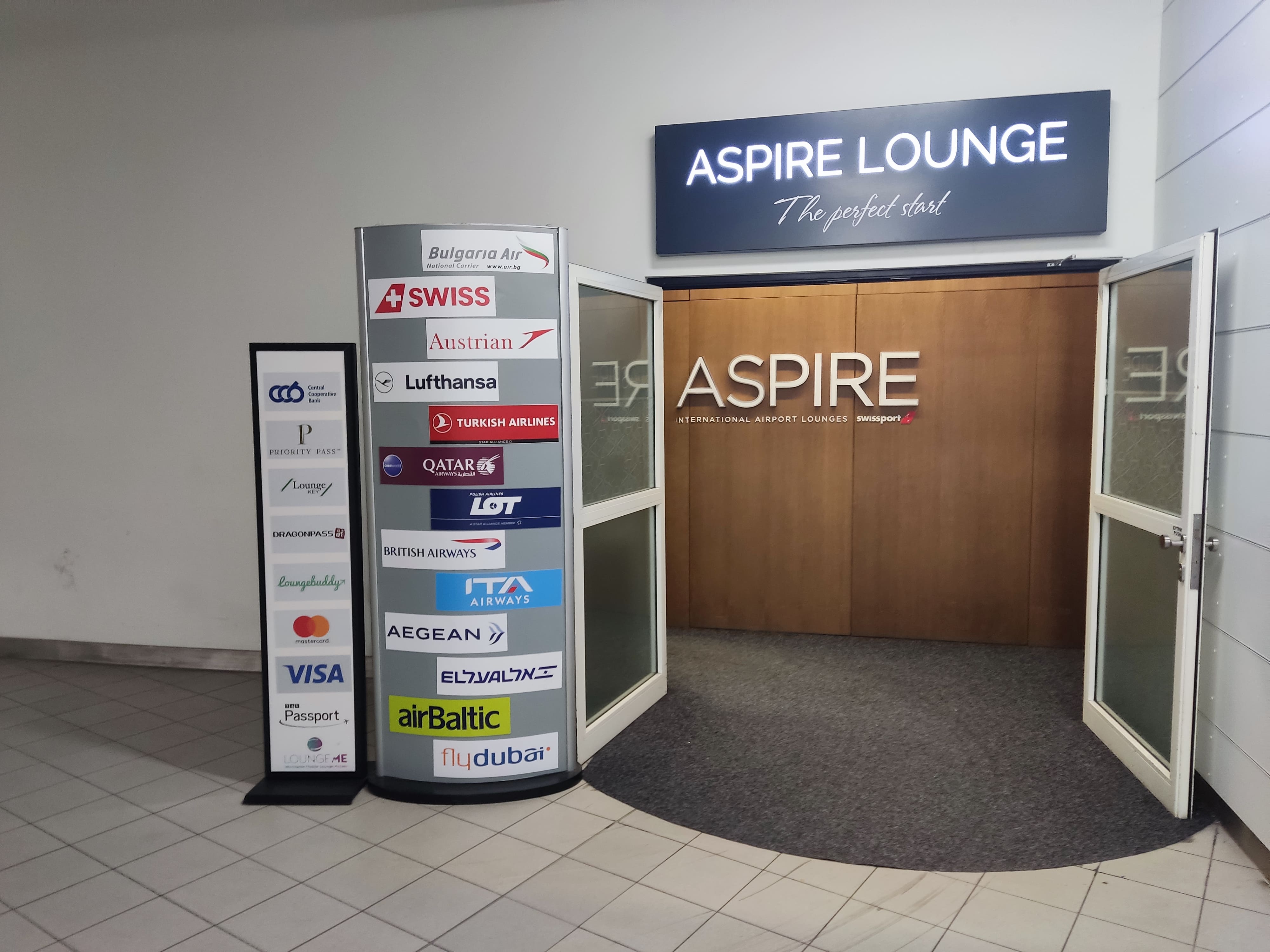Обзор лаунжа: Aspire Lounge, София (SOF)