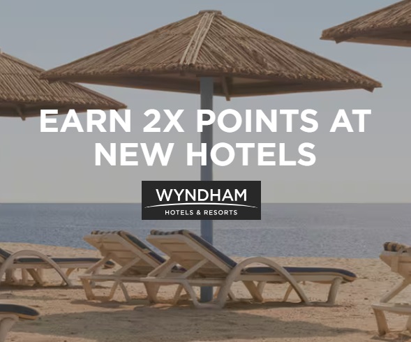 Промоакция: в два раза больше баллов Wyndham Rewards за проживание в новых отелях сети