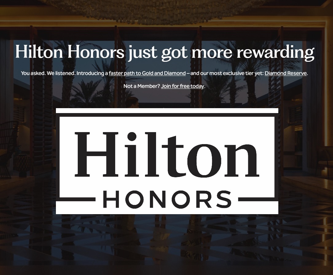Новость: изменения в программе Hilton Honors вступили в силу с 01 января 2026 года